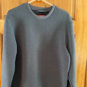 Bruno Grey Ribbed Sweatshirt - Small